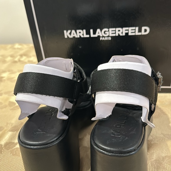 Karl Lagerfeld Kiana Platform Sandal. Ladies 9 - Picture 10 of 12